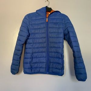 Save the Duck Royal Blue Zip Puffer Jacket 14